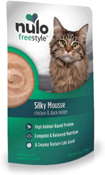 Nulo Freestyle Silky Mousse Cat Food Topper Chicken & Salmon 24ea/2.8 oz