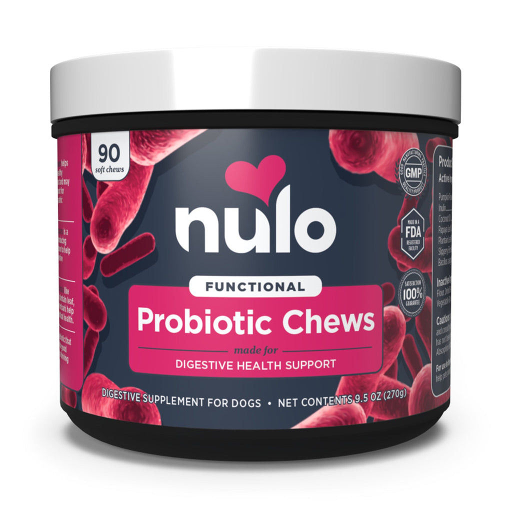 Nulo Functional Probiotic Soft Chew Supplements for Dogs 1ea/9.5 oz