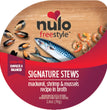 Nulo Freestyle Signature Stews Grain-Free Wet Cat Food Mackerel, Shrimp & Mussels 24ea/28 oz for your Pet Cat with Pet Store X!