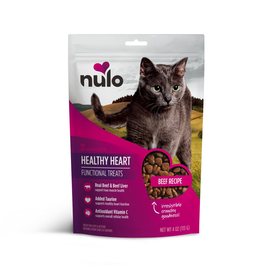 Nulo Healthy Heart Functional Cat Treats Beef 1ea/4 oz