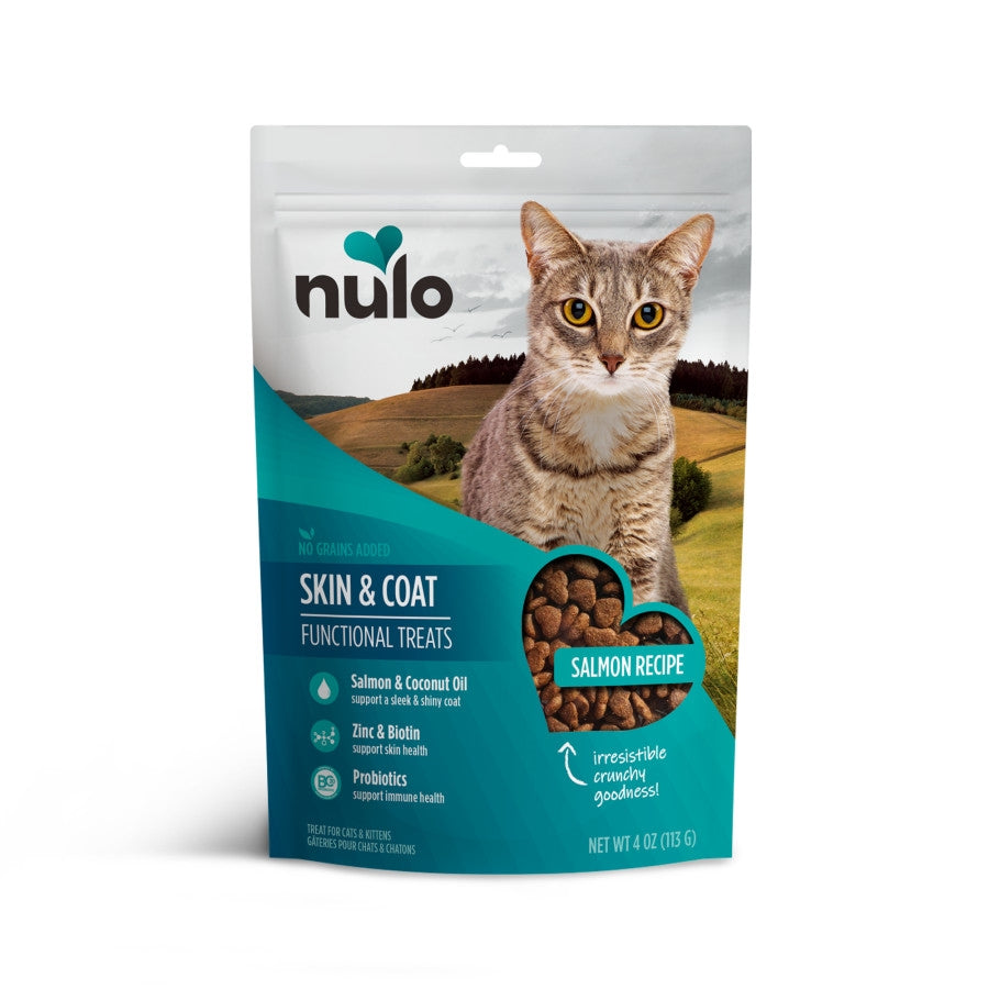 Nulo Skin & Coat Functional Cat Treats Salmon 1ea/4 oz