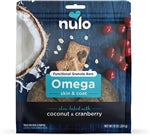 Nulo Functional Granola Bar Omega Skin & Coat Dog Treats Coconut & Cranberry 1ea/10 oz