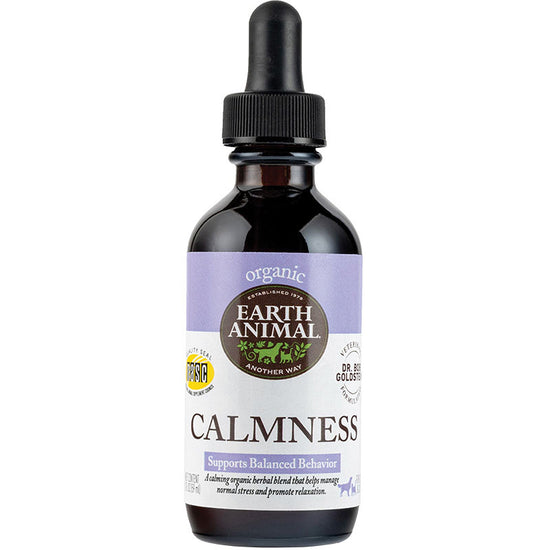 Earth Animal Organic Herbal Remedies - Calmness - 2 oz for your Pet Dog with Pet Store X.