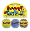 Yeowww! My Cats Ball Catnip Toy Multi-Color 1ea/2 in, 3 pk