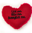Yeowww Hearrrt Attack Catnip Cat Toy Lick me, Bite me, Bunnykick me