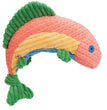 Hugglehounds Dog Knottie Rainbow Trout Large for your Pet Dog with Pet Store X.