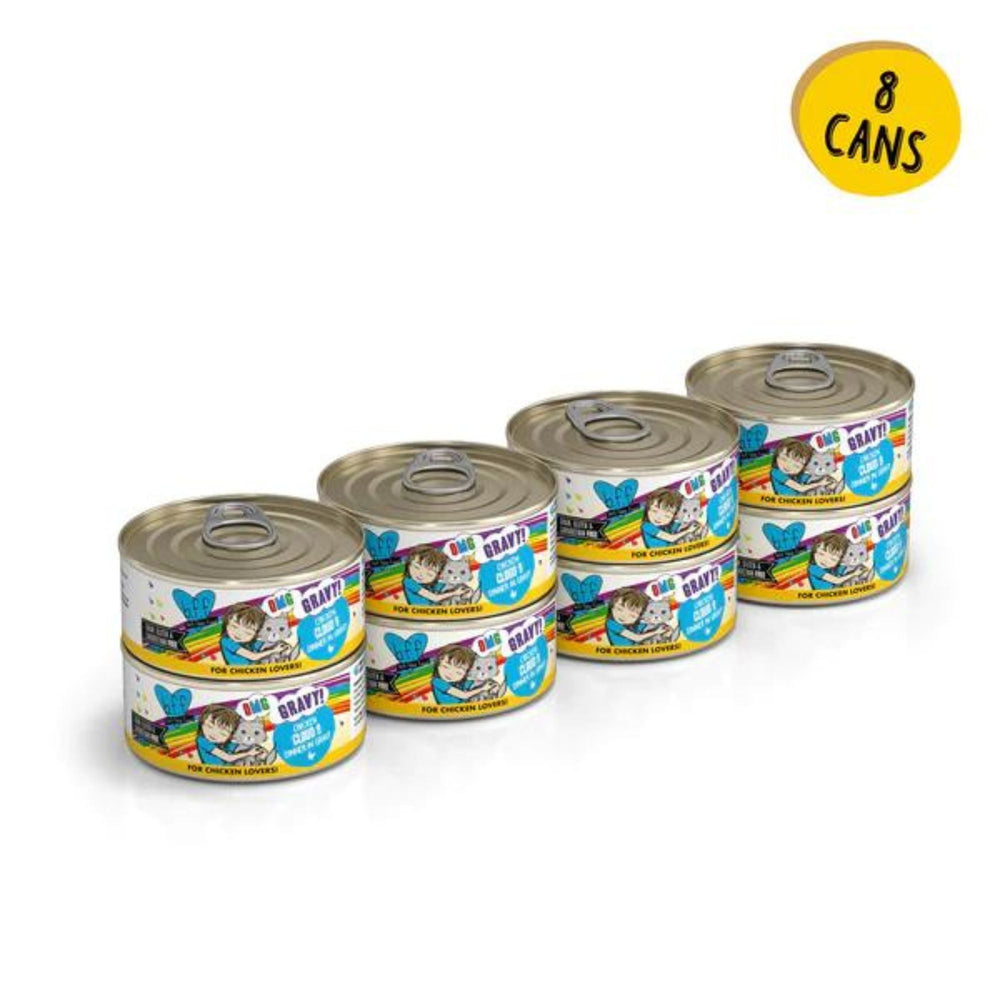 BFF Cat Omg Chicken Cloud 9 Dinner in Gravy 5.5oz. (Case of 8)