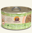 Weruva Cat Stewy Lewis Lamb; Chicken and Salmon Dinner in Gravy 2.8oz. (Case of 12)