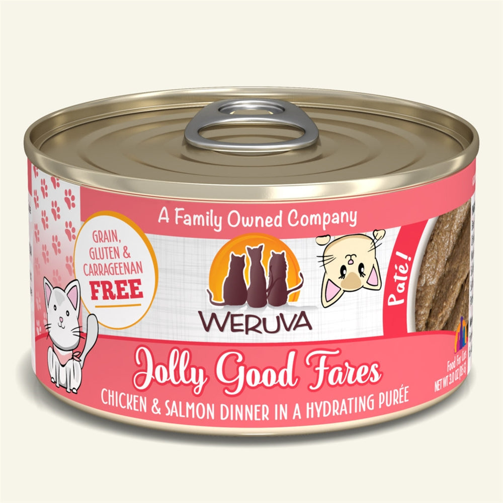 Weruva Cat Pate Jolly Good Fares 3oz (Case of 8) for your Pet Cat with Pet Store X!