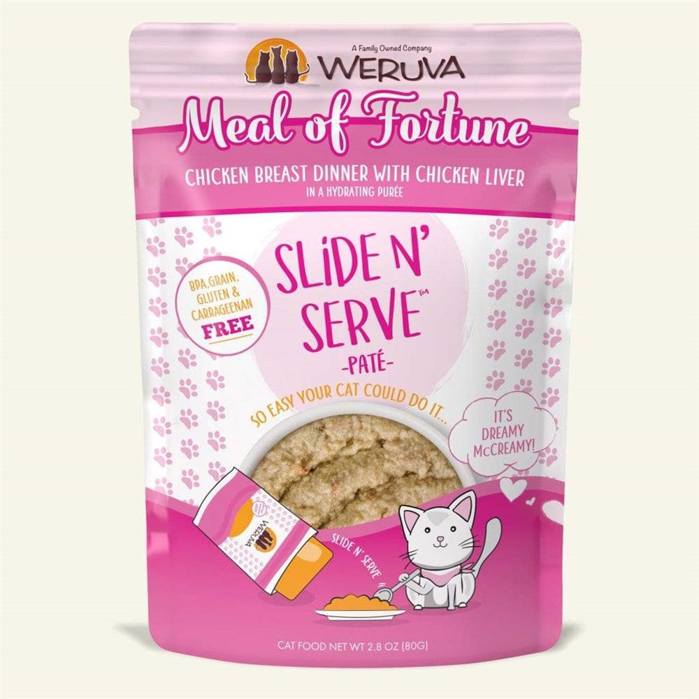 Weruva Cat Pates Meal of Fortune Chicken Breast Dinner With Chicken Liver 5.5oz. (Case of 12)