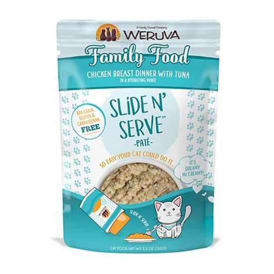 Weruva Cat Pates Family Food Chicken Breast Dinner with Tuna 28oz (Case of 12) for your Pet Cat with Pet Store X!