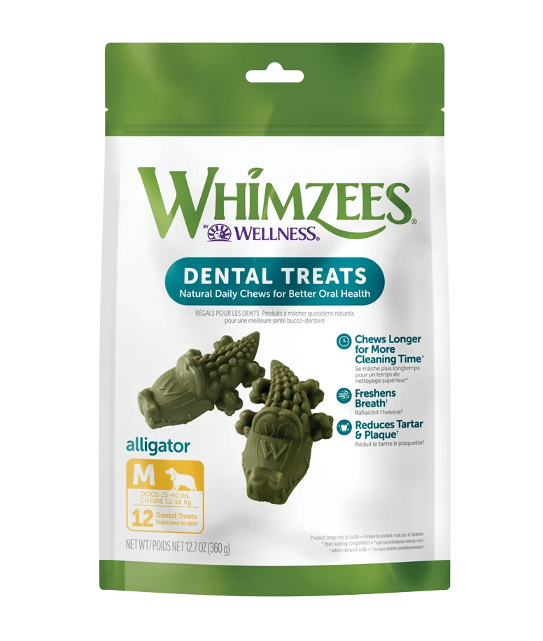 Whimzees Alligators Large 127 oz Bag for your Pet Dog with Pet Store X!