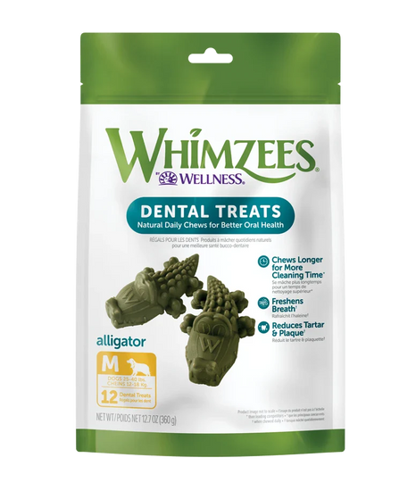 Whimzees Alligators Large 127 oz Bag for your Pet Dog with Pet Store X!