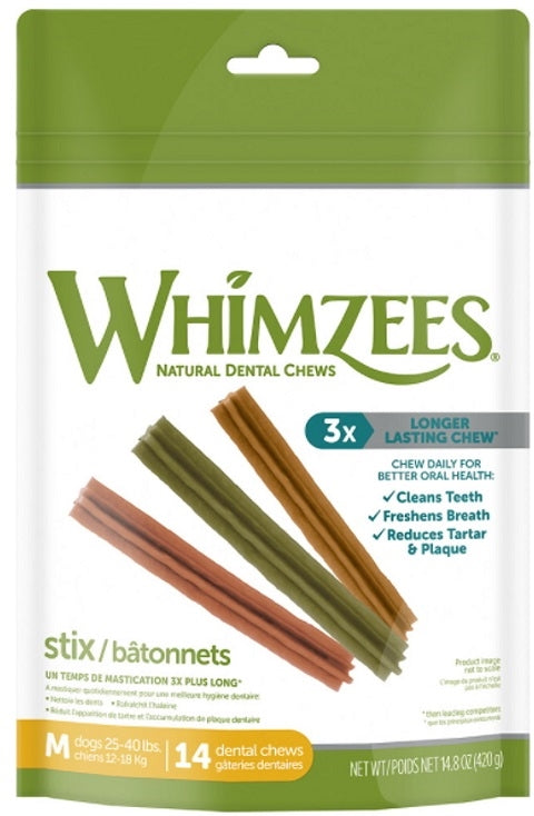 Whimzees Stix Medium 148 oz Bag for your Pet Dog with Pet Store X!