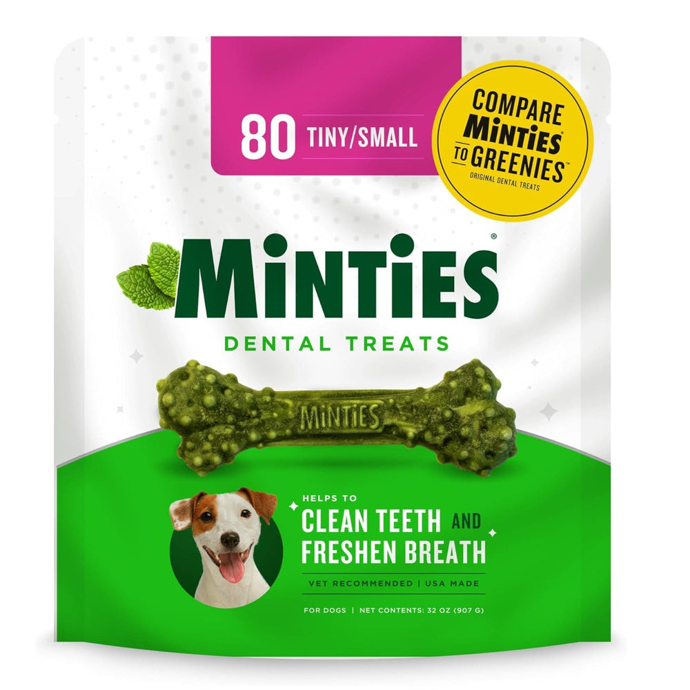 Vetiq Minties Dental Bone For Dogs Tiny/Small 32oz. - 80count