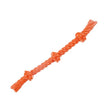 Infinity TPR 3-Knot Tpr Rope Toy Orange 17in.