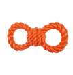 Infinity TPR Figure 8 Tug Toy Orange 12in.