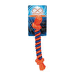 Infinity TPR/Rope Bone Dog Toy Orange Large 14in.