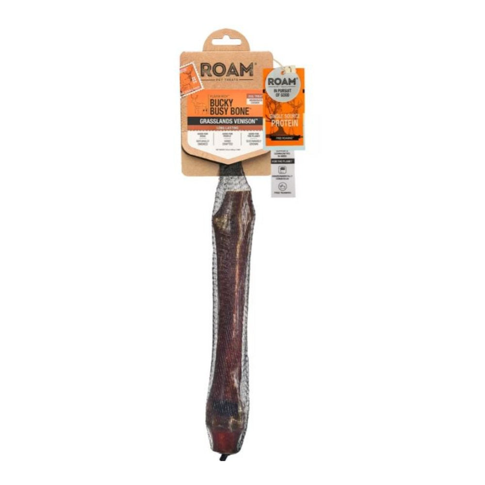 Roam Bucky Busy Bone Grassland Venison 1 Pk