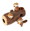 ZippyPaws Zippy Burrow Dog Toy Chipmunks Log 1ea/XL for your Pet Dog with Pet Store X.