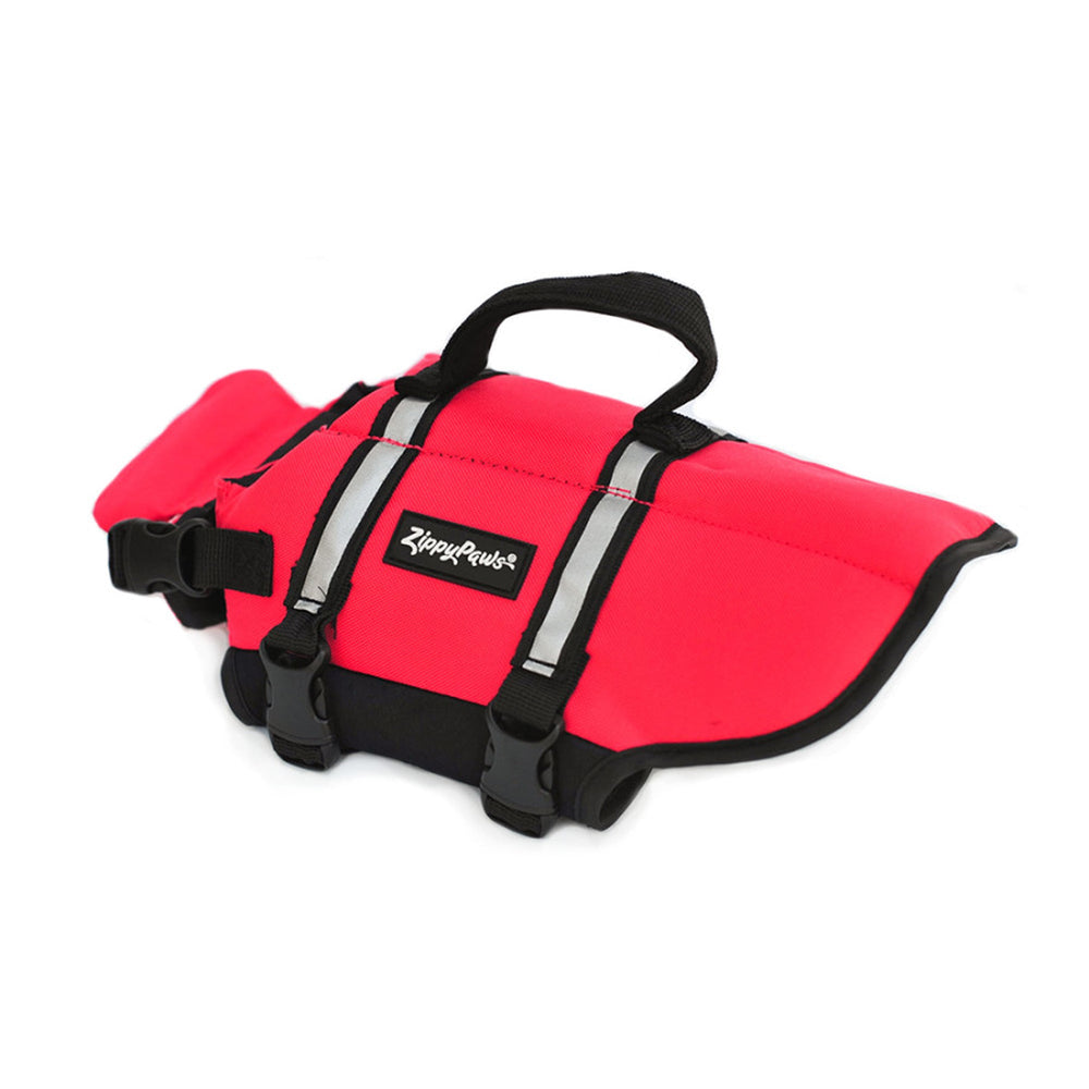 ZippyPaws Adventure Dog Life Jacket Red 1ea/SM