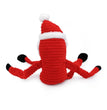 Zippypaws Holiday Crinkles Santa Red/White Large