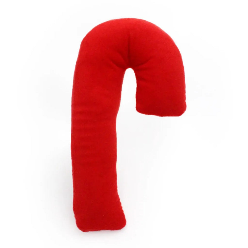 Zippypaws Holiday Jigglerz Candy Cane Red/White XLarge