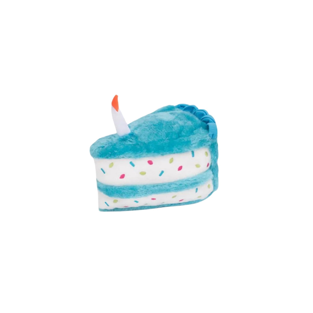 Zippypaws Birthday Cake Blue Medium