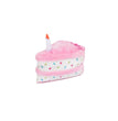ZippyPaws Birthday Cake Dog Toy Pink 1ea/MD