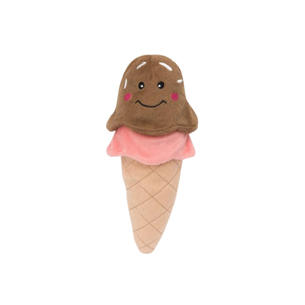 Zippypaws Nomnomz Ice Cream Brown/Pink Medium