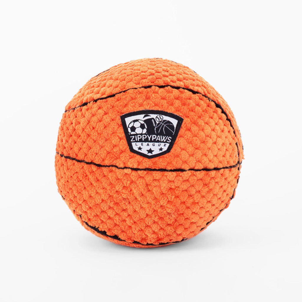 ZippyPaws SportsBallz Dog Toy Basketball 1ea/MD