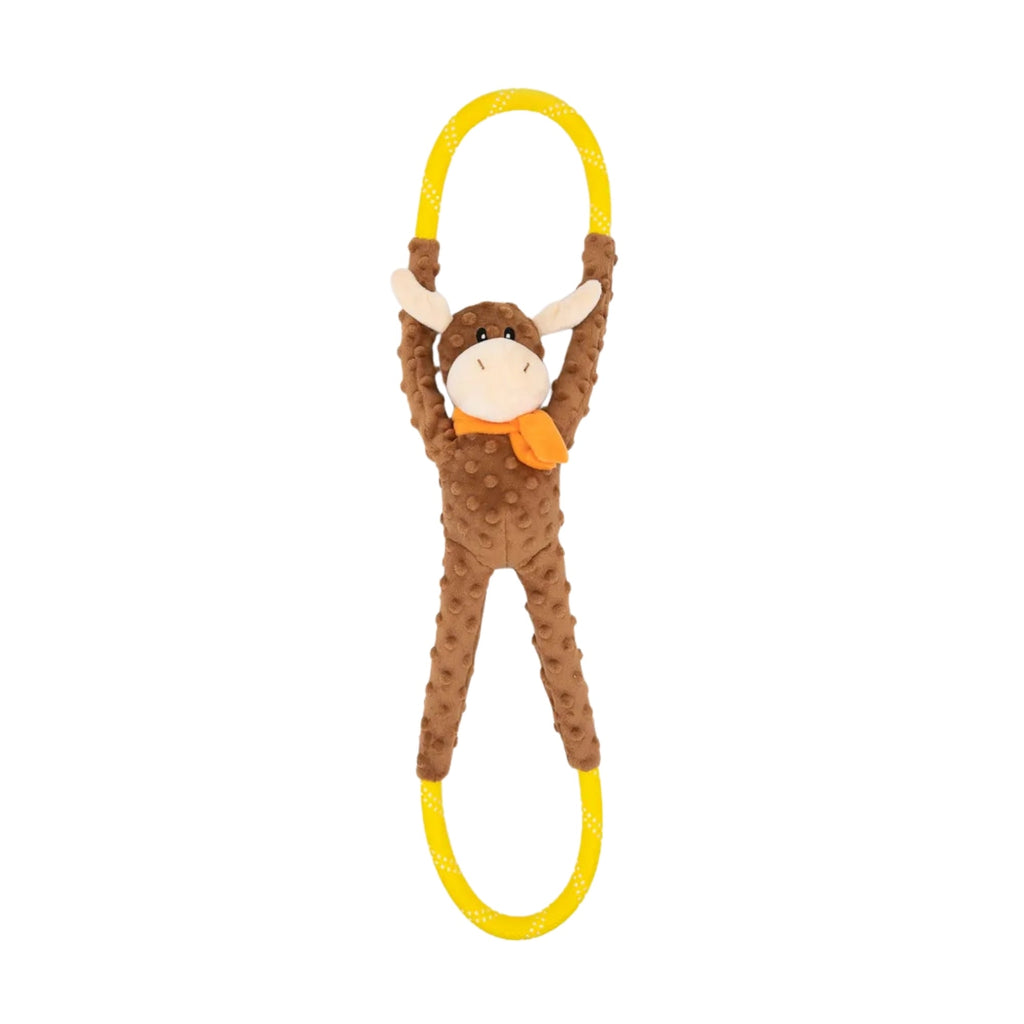 Zippypaws Ropetugz Moose Brown Large