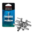 Aquatop BREZA Metal Gang Valve 4-Way Silver 1ea