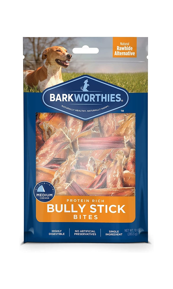 Barkworthies Bully Bites Dog Treats; 16oz Bag for your Pet Dog with Pet Store X!