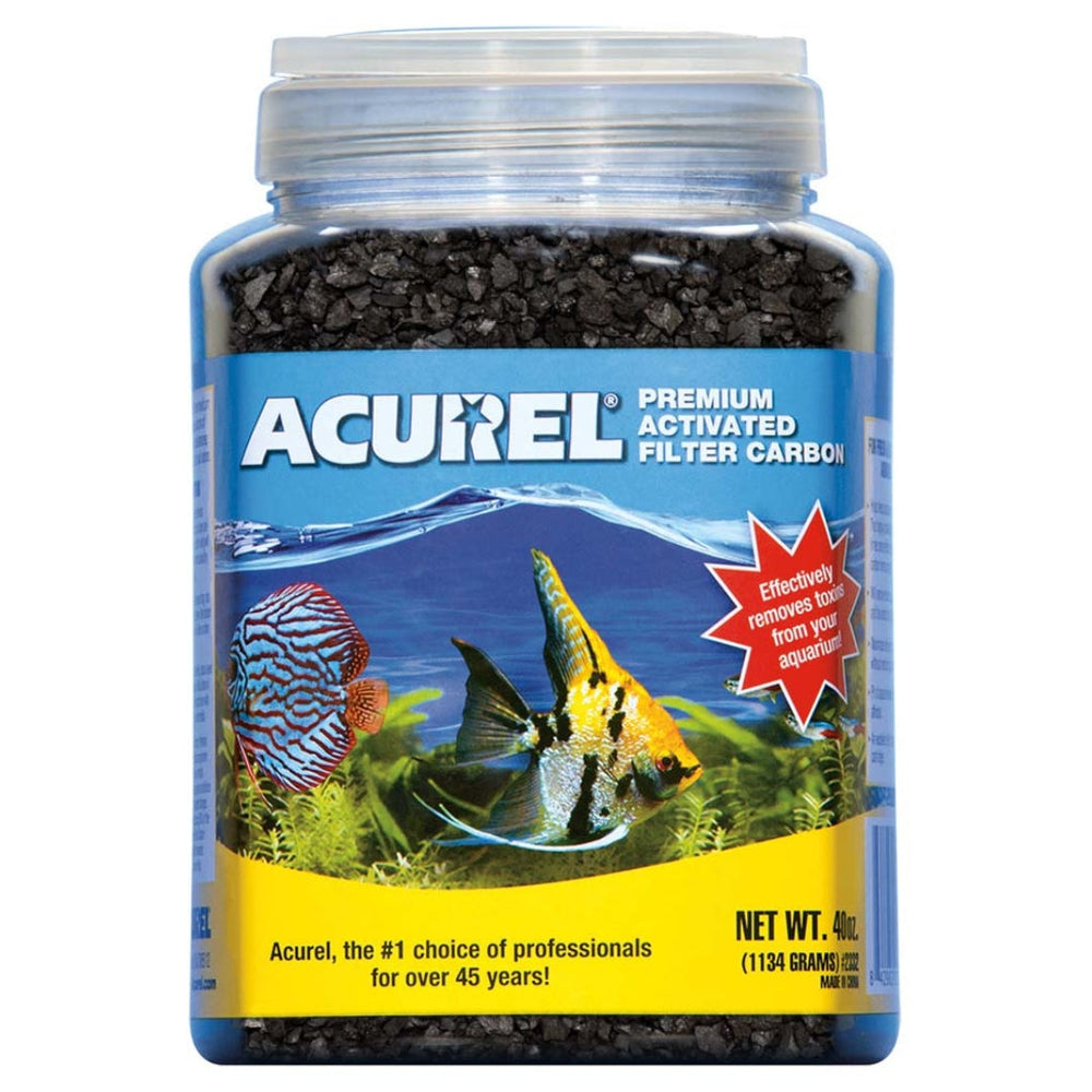 Acurel Premium Activated Carbon Filter Media 1ea/40oz. LG for your Pet Fish.