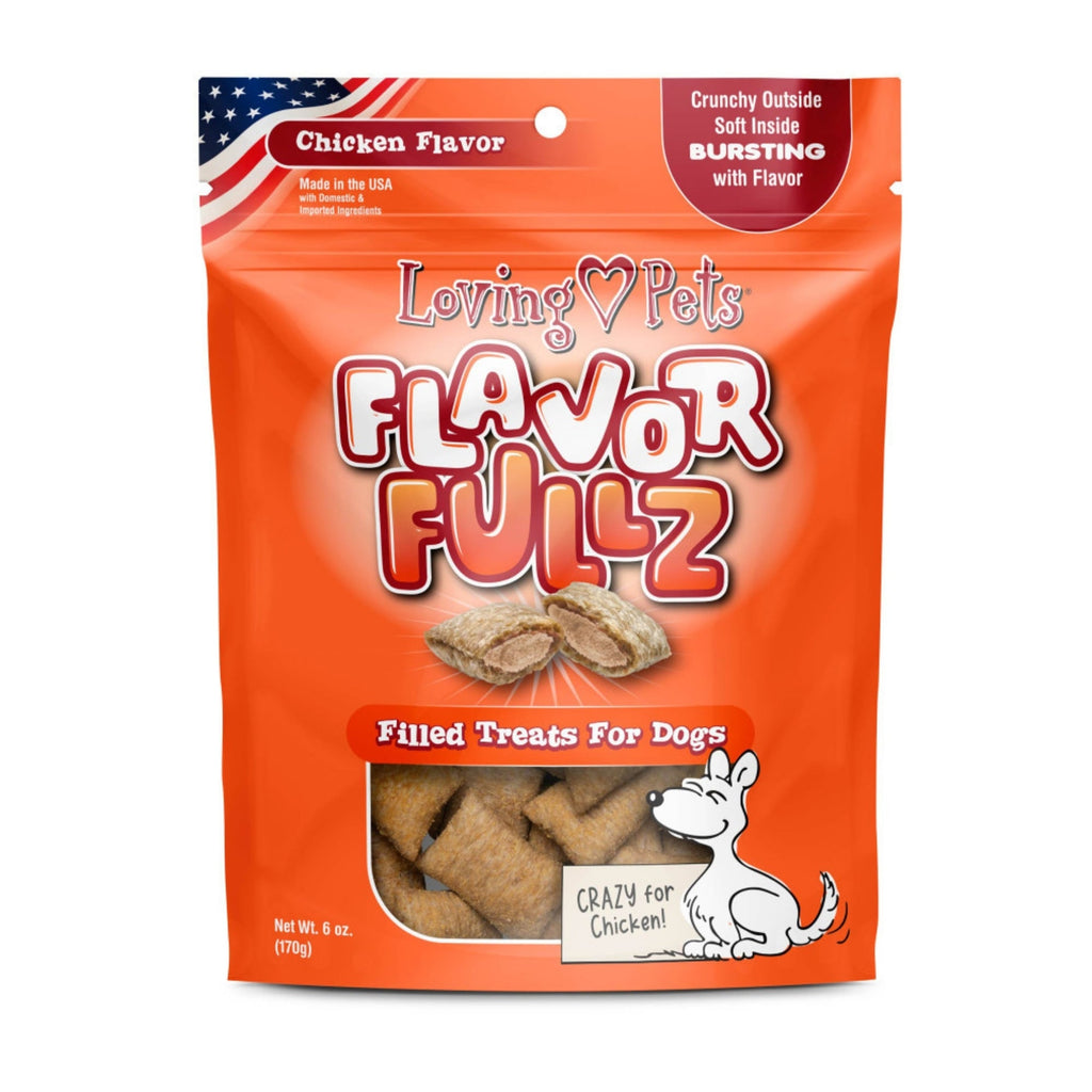 Loving Pets Flavorfullz Filled Dog Treats Chicken, 1ea/6 oz