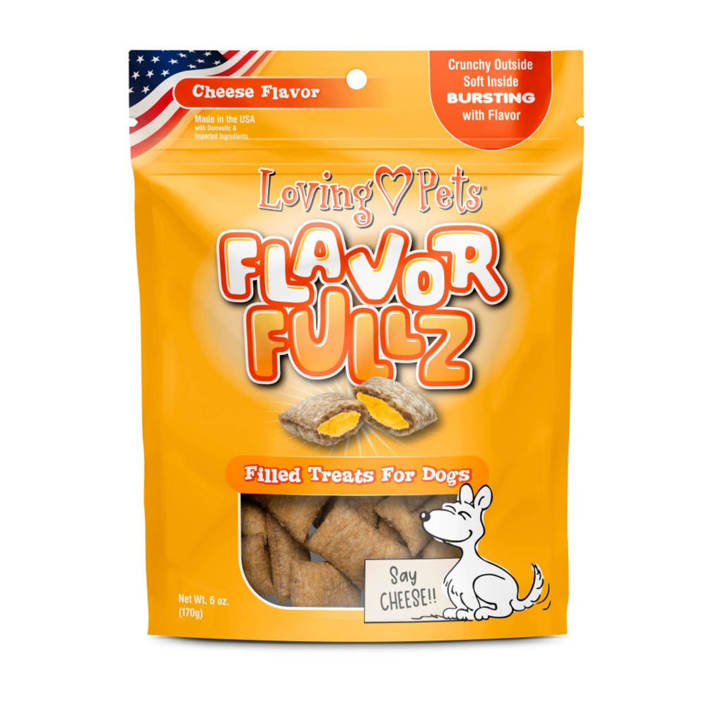 Loving Pets Flavorfullz Filled Dog Treats Cheese, 1ea/6 oz