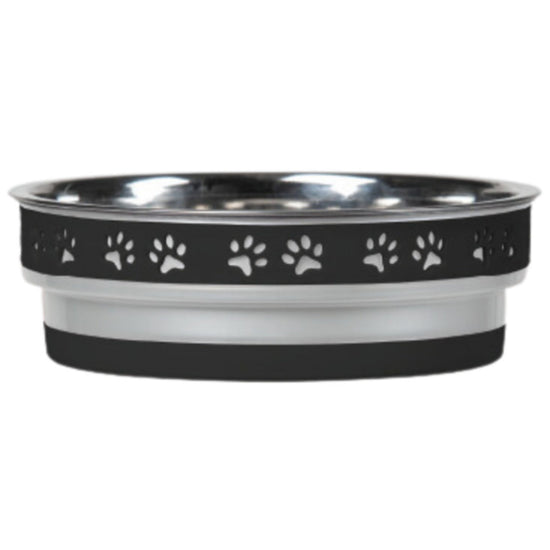 Loving Pets Corsa Pet Bowl Stealth Black, 1ea/LG for your Pet Dog with Pet Store X.