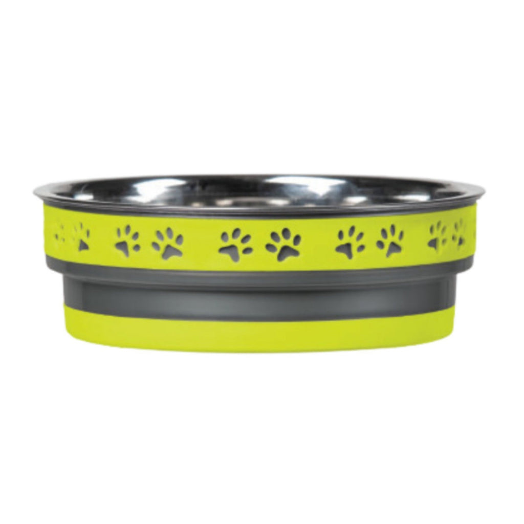 Loving Pets Corsa Pet Bowl Lightning Yellow, 1ea/SM