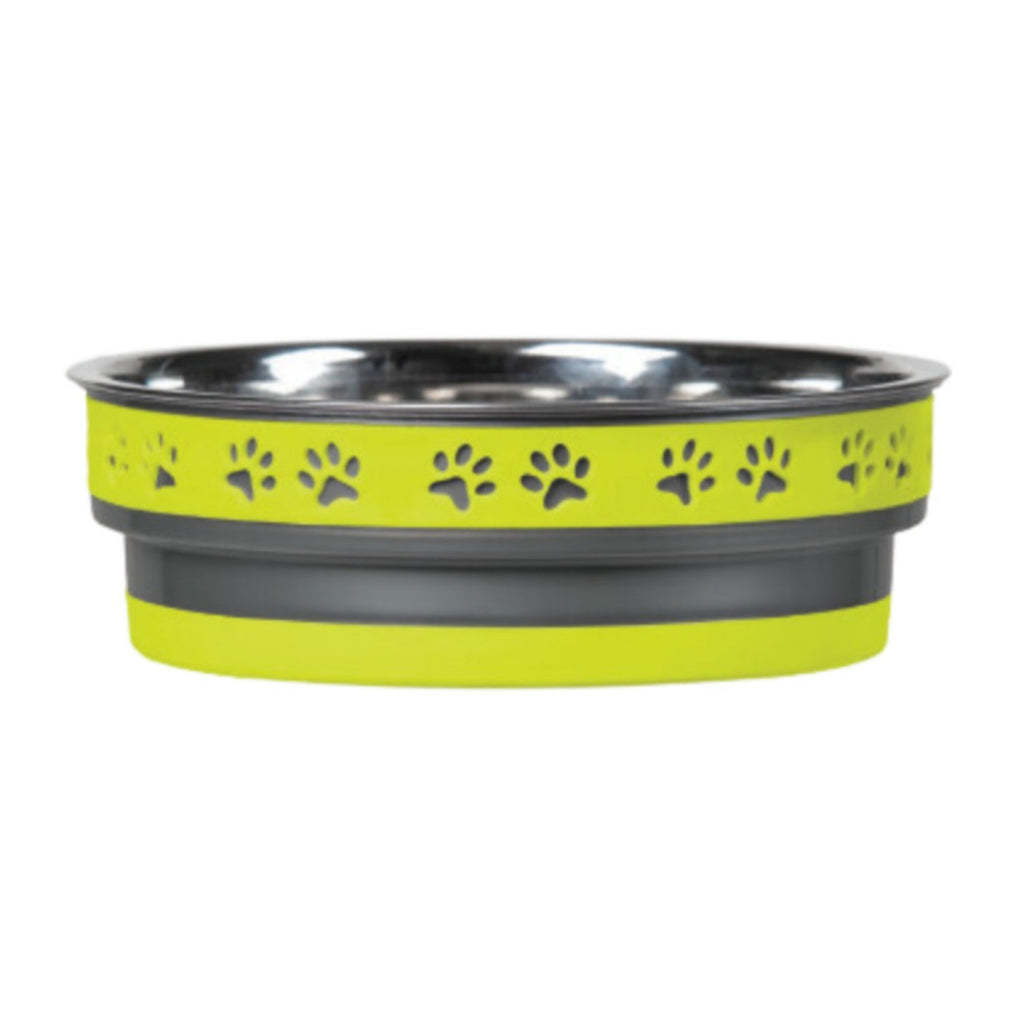 Loving Pets Corsa Pet Bowl Lightning Yellow, 1ea/MD