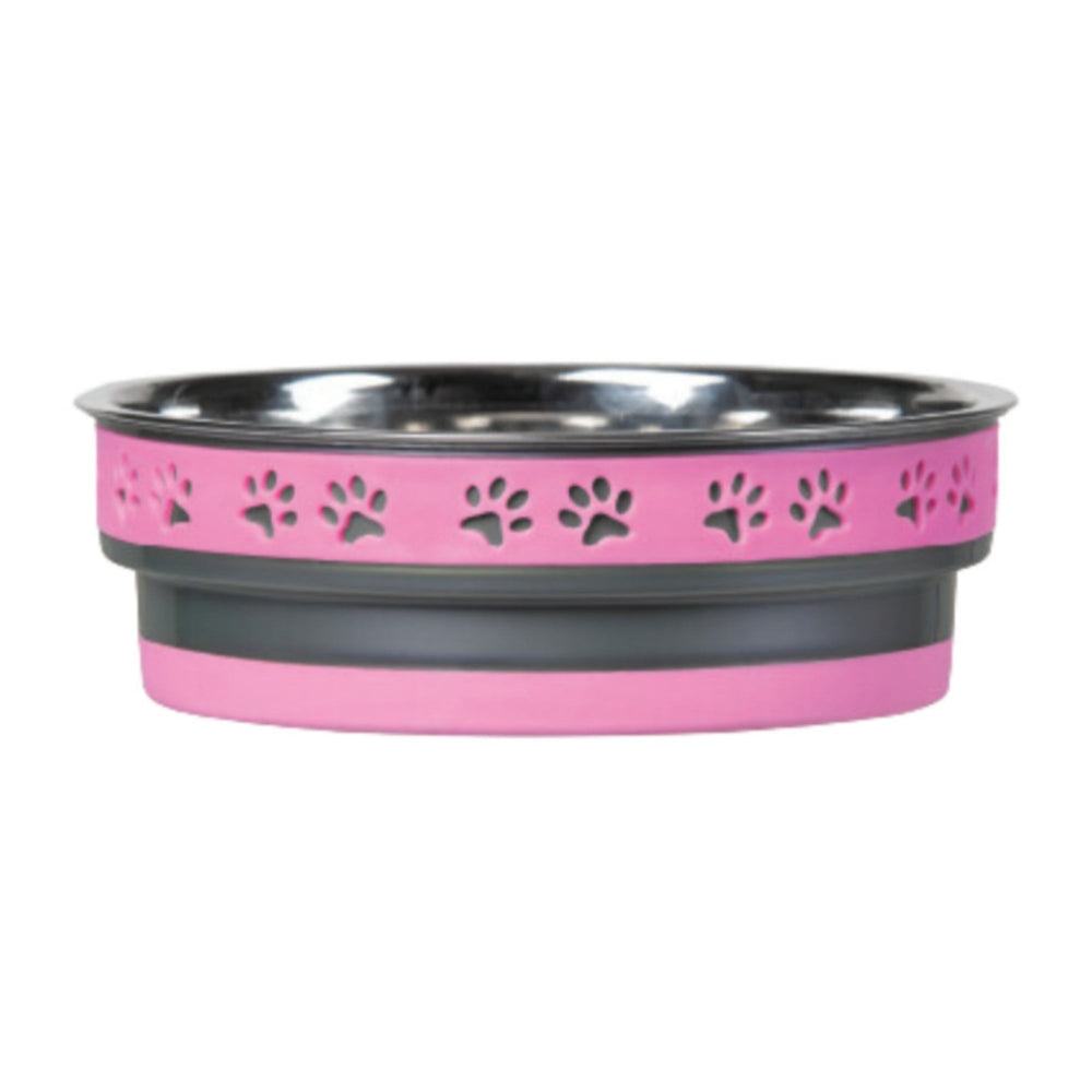 Loving Pets Corsa Pet Bowl Fiery Pink, 1ea/SM