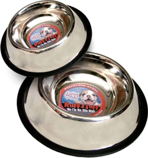 Loving Pets Traditional No-Tip Stainless Steel Dog Bowl Silver 1ea/24 oz for your Pet Dog with Pet Store X.