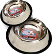 Loving Pets Traditional No-Tip Stainless Steel Dog Bowl Silver 1ea/64 oz