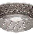 Loving Pets Diamond Plate Bowls with Non Skid Bottom Dog Dish Bowl Silver 1ea/1 pt for your Pet Dog with Pet Store X.