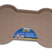 Loving Pets Spill-Proof Bone Shaped Dog Mat Tan 1ea/SM