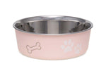 Loving Pets Classic Dog Bowl Paparazzi Pink 1ea/MD