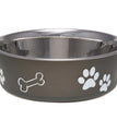 Loving Pets Classic Dog Bowl Espresso 1ea/SM