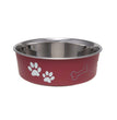 Loving Pets Classic Dog Bowl Merlot 1ea/LG