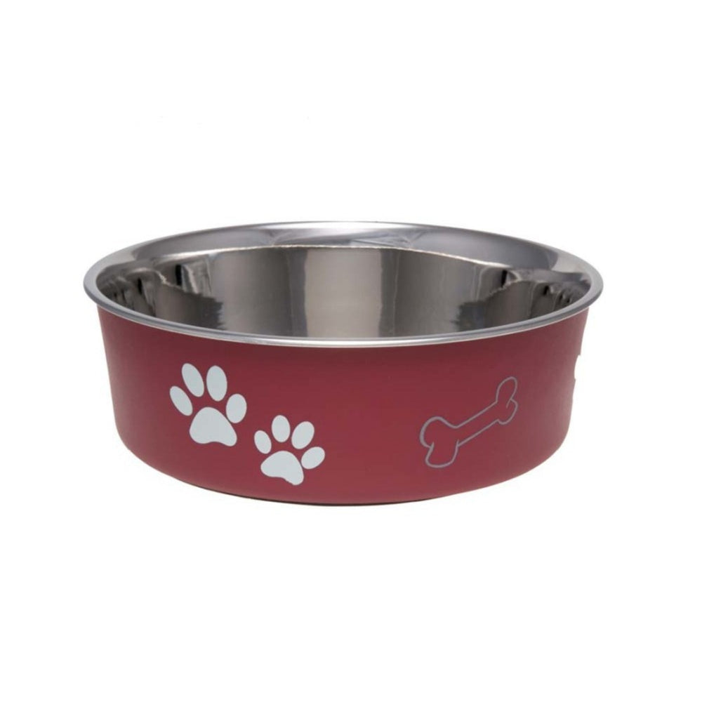 Loving Pets Classic Dog Bowl Merlot 1ea/LG