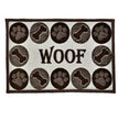 Loving Pets Fashion Mat Woof Chenille Multi-Color 1ea